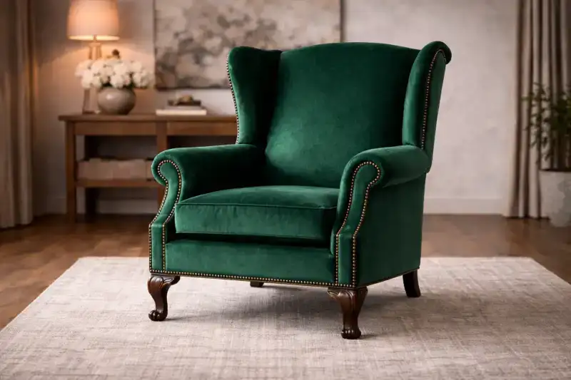After restoration: Vintage Armchair Revival